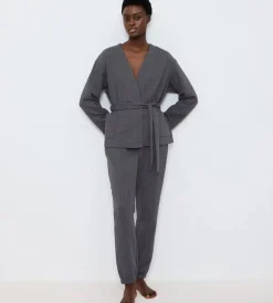 Triumph Cozy Comfort Quilted Robe Bluse, , 44*Dame Loungewear