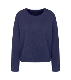 Outlet Triumph Cozy Comfort Quilted Sweater, , 40 Blue Dark Combination