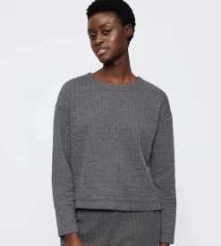 Triumph Cozy Comfort Quilted Sweater, , 44*Dame Loungewear