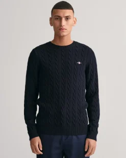 GANT Crewneck Striktrøje, , 3XL* Strik