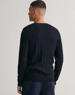 GANT Crewneck Striktrøje, , 3XL* Strik
