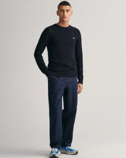 GANT Crewneck Striktrøje, , 3XL* Strik