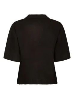 Sale Neo Noir Cunna Knit Bluse, , 40 Dark Brown