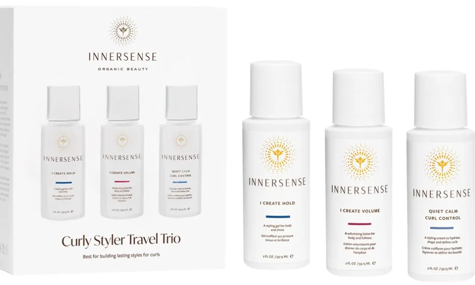 New Innersense Curly Styler Travel Trio Gaveæske