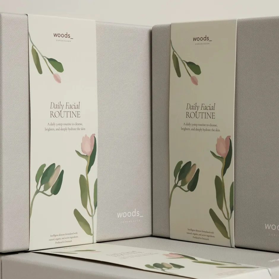New woods_ copenhagen Daily Facial Routine Gaveæske