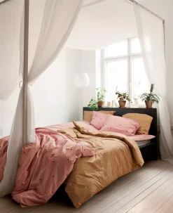 Sale Juna Daisy Sengetøj, , 140x200 cm Sand/White