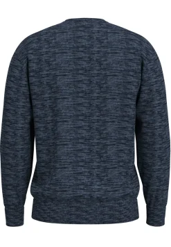 Clearance Selected Homme Dane Structure Crew Neck Striktrøje, , XL Sky Captain Oceana Twist