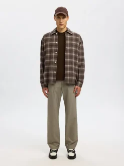 Discount Selected Homme Dane Structure Crew Neck Striktrøje, , M Demitasse