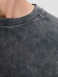 Clearance R.D.D. Royal Denim Division Dawson Overdye Crew Neck Sweatshirt, , XXL Black
