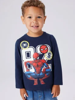 Name It Deep Spider Bluse, , 116 cm*Børn T-Shirts & Toppe|Bluser