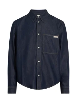 Hot Calvin Klein Jeans Denim Skjorte, , XL Denim Dark