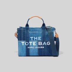 Discount Marc Jacobs Denim Small Tote Crossbody, Blue Denim