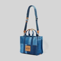 Discount Marc Jacobs Denim Small Tote Crossbody, Blue Denim