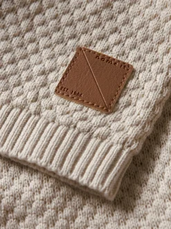 New Name It Denver Langærmet Cardigan, , 86 cm Peyote Melange