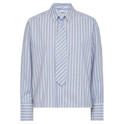 Co'Couture DevinCC Stripe Tie Skjorte, , L*Dame Bluser & Skjorter