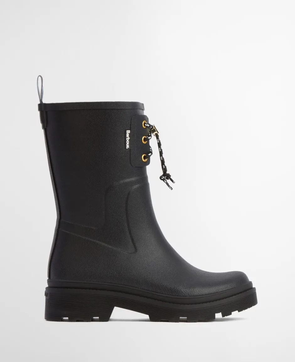Hot Barbour Devlin Mid Welly Gummistøvler, , 37 Black