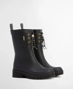 Hot Barbour Devlin Mid Welly Gummistøvler, , 37 Black