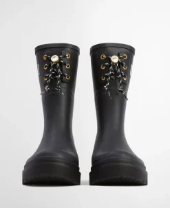 Hot Barbour Devlin Mid Welly Gummistøvler, , 37 Black