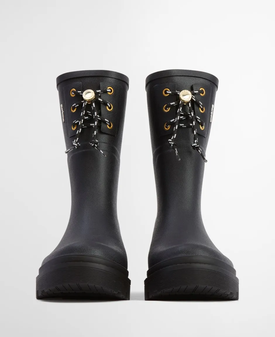 Hot Barbour Devlin Mid Welly Gummistøvler, , 37 Black