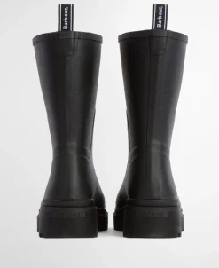 Hot Barbour Devlin Mid Welly Gummistøvler, , 37 Black