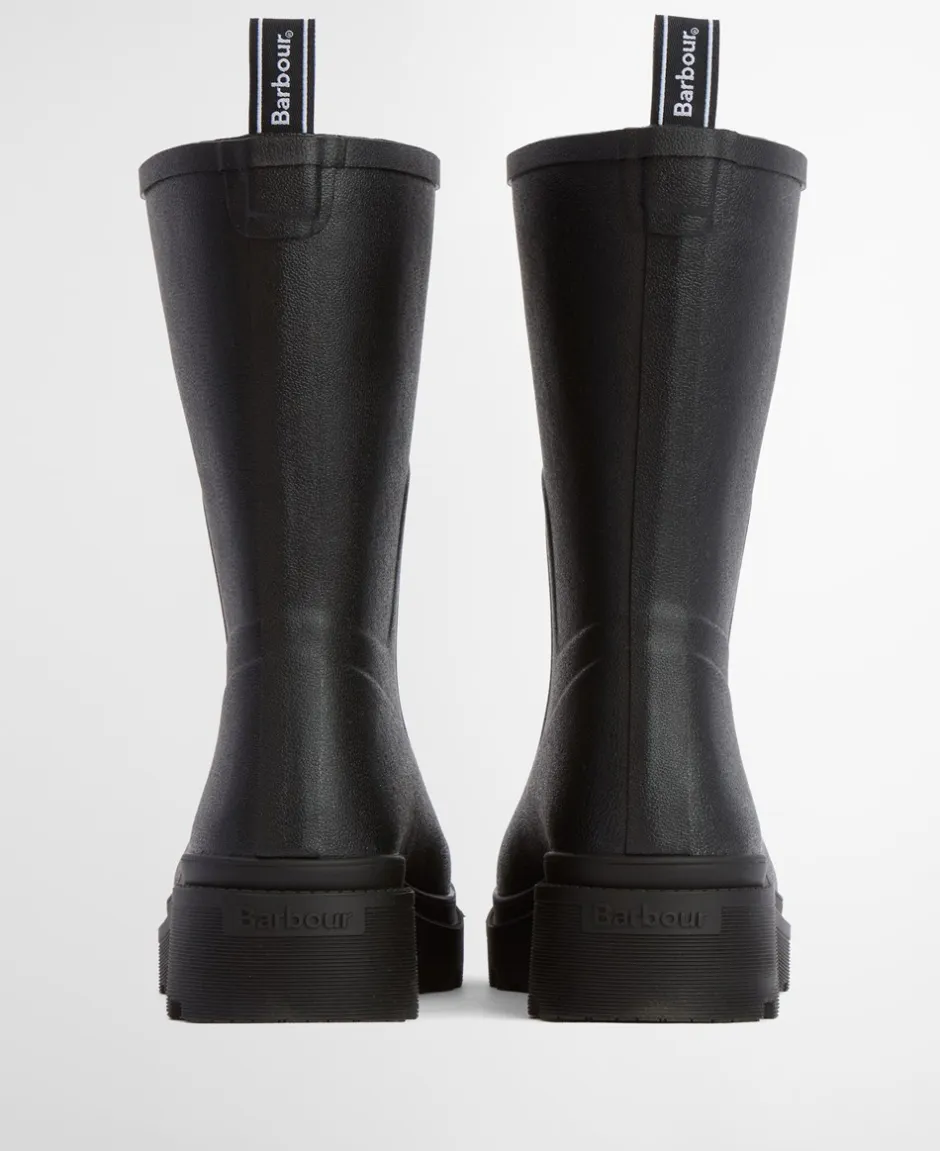 Hot Barbour Devlin Mid Welly Gummistøvler, , 37 Black