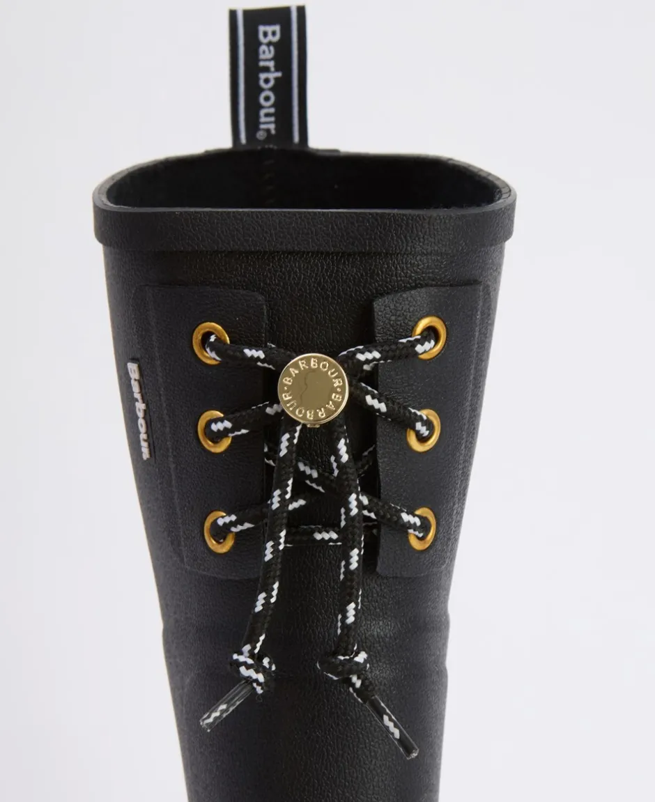 Hot Barbour Devlin Mid Welly Gummistøvler, , 37 Black