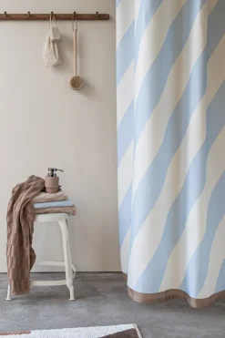 Best Mette Ditmer Diagonal Badeforhæng, , 150x200 cm Light Blue