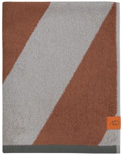 Discount Mette Ditmer Diagonal Håndklæde, , 50x90 cm Brick