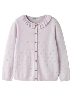 Online Name It Diame Knit Cardigan, , 116 cm Lavender Fog