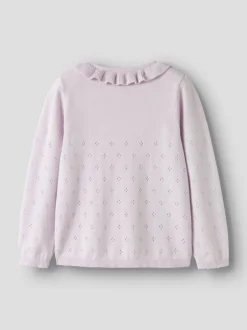 Online Name It Diame Knit Cardigan, , 116 cm Lavender Fog
