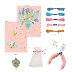 Best Djeco Dig & Mig Venskab Og Hjerter DIY Kit