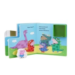 Gurli Gris Dinosaurfest - Bog Med Træfigurer