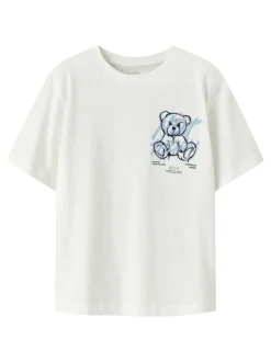 New Name It Dipo T-shirt, , 146-152 cm Cloud Dancer