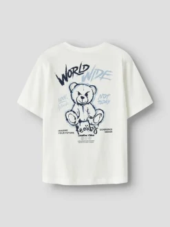 New Name It Dipo T-shirt, , 146-152 cm Cloud Dancer