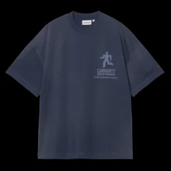 New Carhartt WIP Distance T-shirt, , M Jupiter
