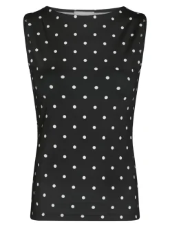Neo Noir Ditty Jersey Dot Top, , 40*Dame T-Shirts & Toppe