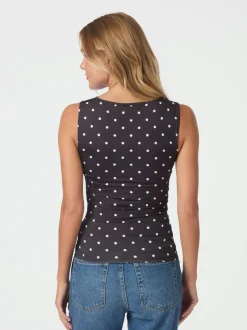 Neo Noir Ditty Jersey Dot Top, , 40*Dame T-Shirts & Toppe