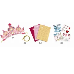 Djeco Diy Prinsesse Diademer, Mosaik
