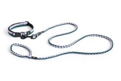 HAY Dog Braided Hundesnor, Lavender/Green