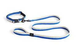 Outlet HAY Dog Flat Hundehalsbånd, Blue/ Off White