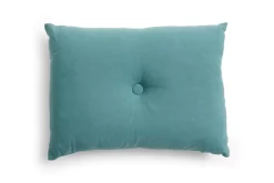 HAY Dot Cushion Linen Pude, , 45x60 cm Petrol