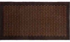 Clearance Tica Copenhagen Dot Gulvmåtte, , 67x120 cm Cognac/Mørkebrun