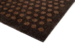 Clearance Tica Copenhagen Dot Gulvmåtte, , 67x120 cm Cognac/Mørkebrun