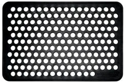 Clearance Tica Copenhagen Dot Gummi Dørmåtte, , 40x60 cm Black