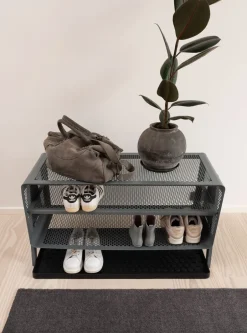 Hot Tica Copenhagen Dot Skobakke, , 38x88 cm Black