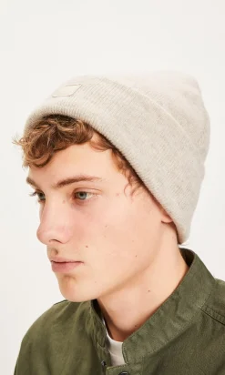 Knowledge Cotton Apparel Double Layer Rib Beanie, , One size* Huer & Kasketter