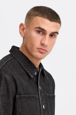 Solid Drip Overshirt, , L* Overshirts