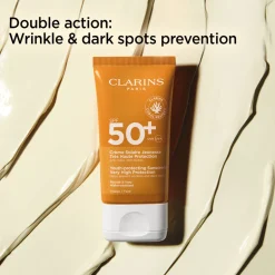 New Clarins Dry Touch Sun Care Ansigtscreme, SPF 50, 50 ml