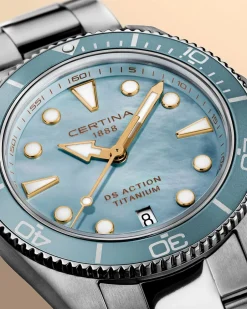 Sale Certina DS Action C048.210.44.131.00 Dameur, , 34,5 mm Light Blue