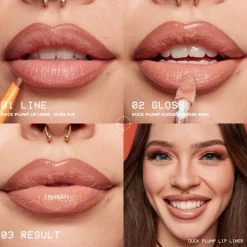 NYX Professional Makeup Duck Plump Lipliner, 01 Duckng Clear* Læber